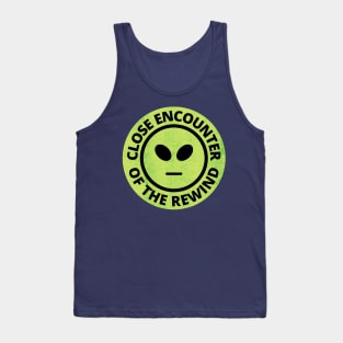 Close Encounter of the Rewind VHS Sci-fi Parody Tank Top